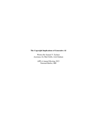 aipla-paper-生成式人工智能的版权含义.pdf